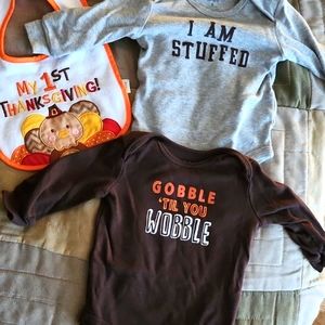 Baby 6 mos Thanksgiving bundle